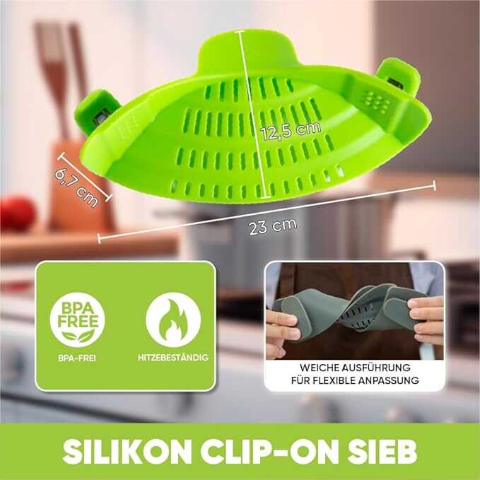 ZAIGON Sieb aus lebensmittelechtem Silikon