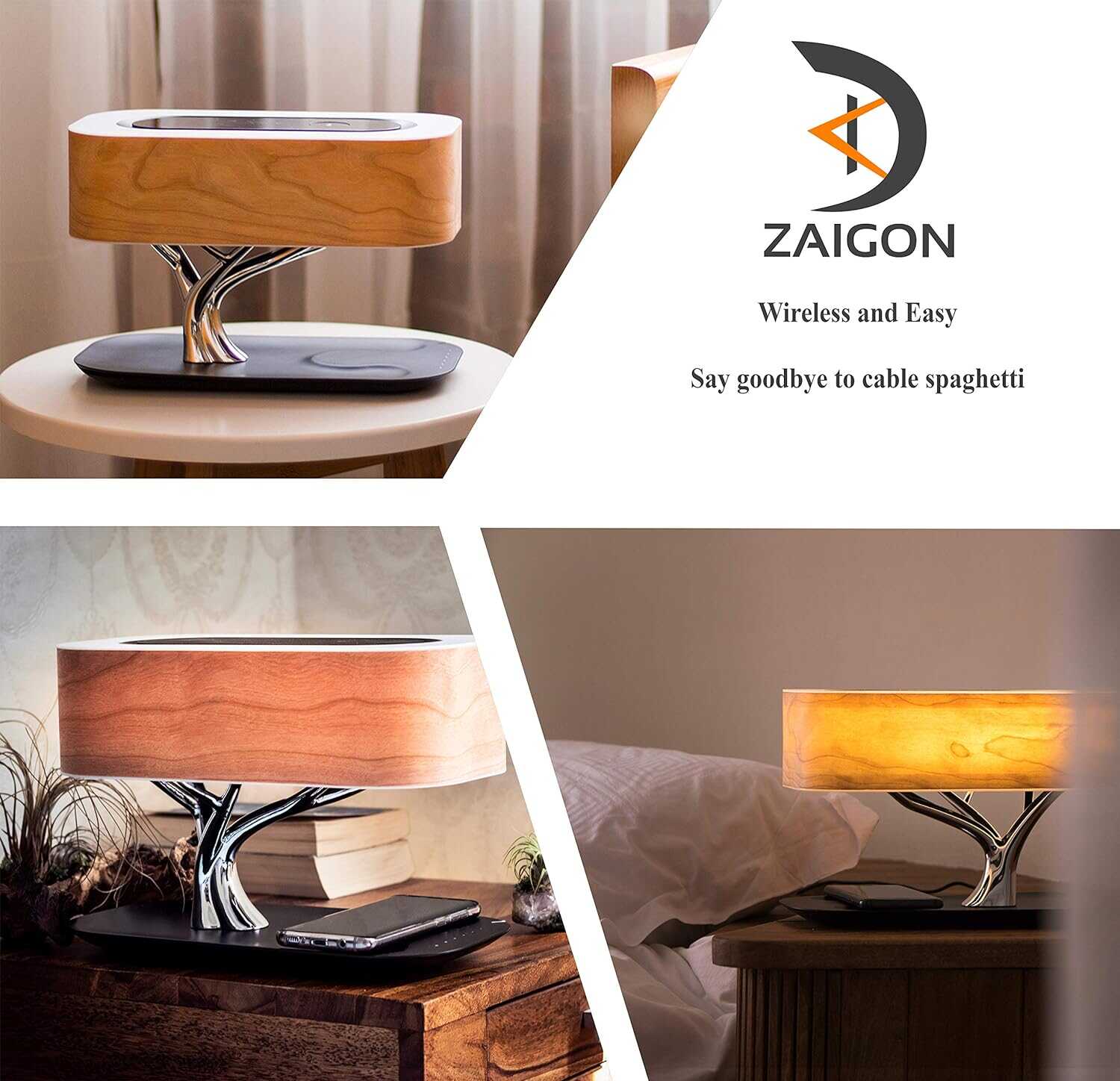 Zaigon Bedside Table Lamp